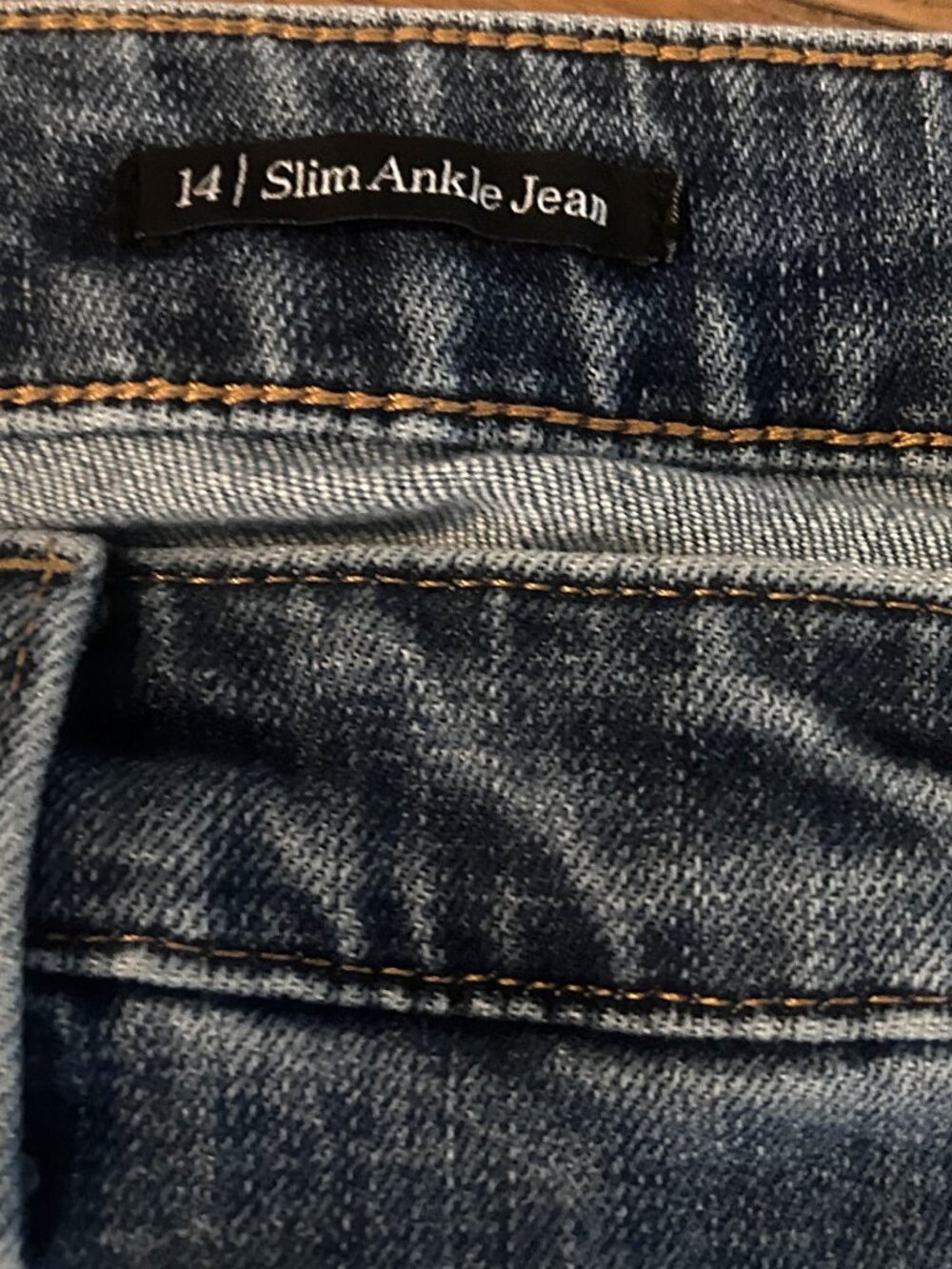 Talbots Slim Ankle Jeans, SZ 14